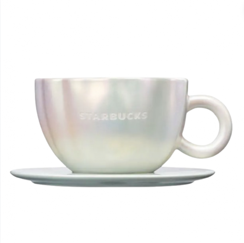 2021 Starbucks Korea Anniversary Shell Mug & Saucer 355ml