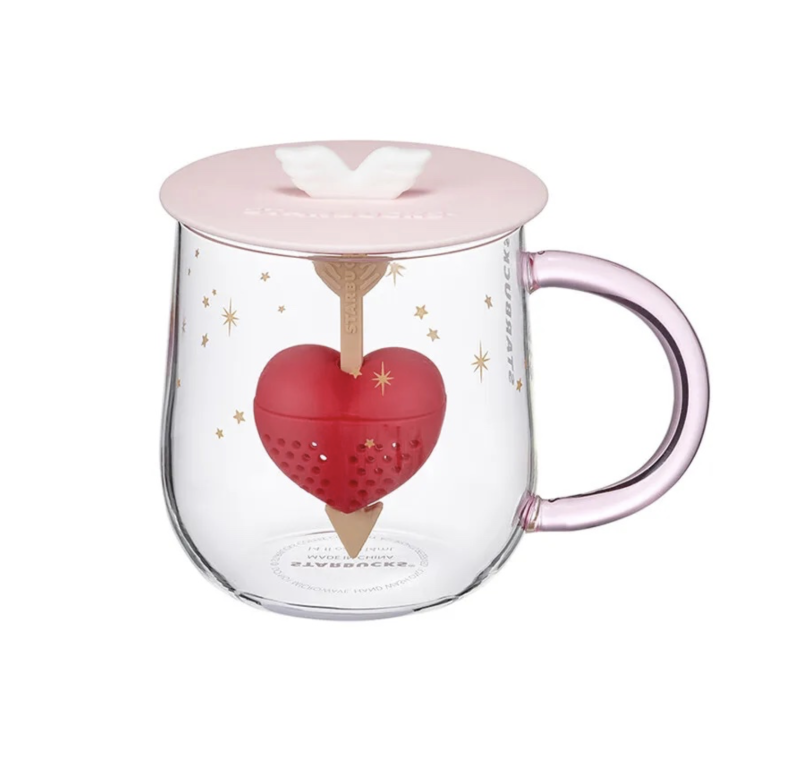 2021 Starbucks Korea Color Changing Tea Infuser Glass 414ml
