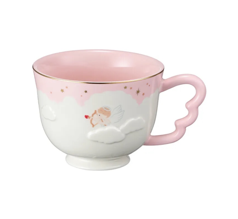 2021 Starbucks Korea Cupid Couple Pink Mug 355ml