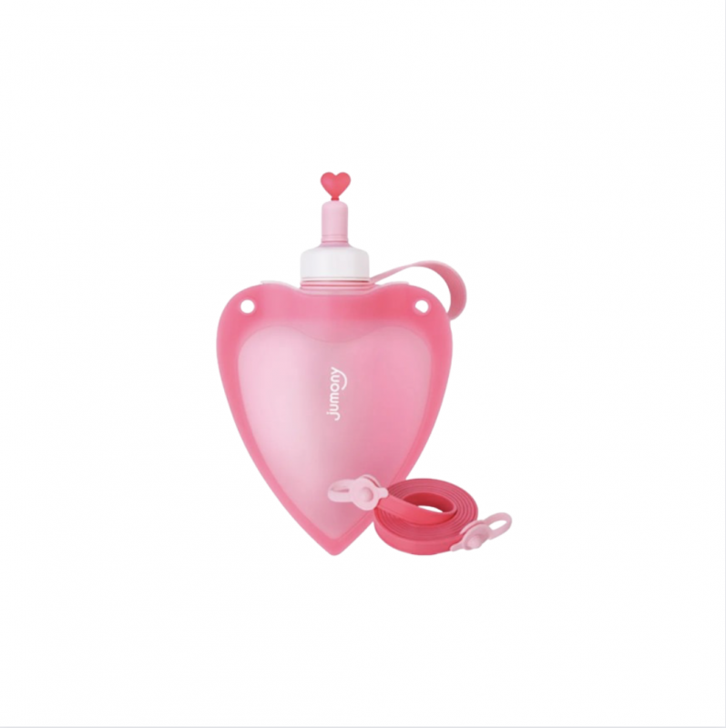 JUMONY SILICONE HEART POUCH -250ML 