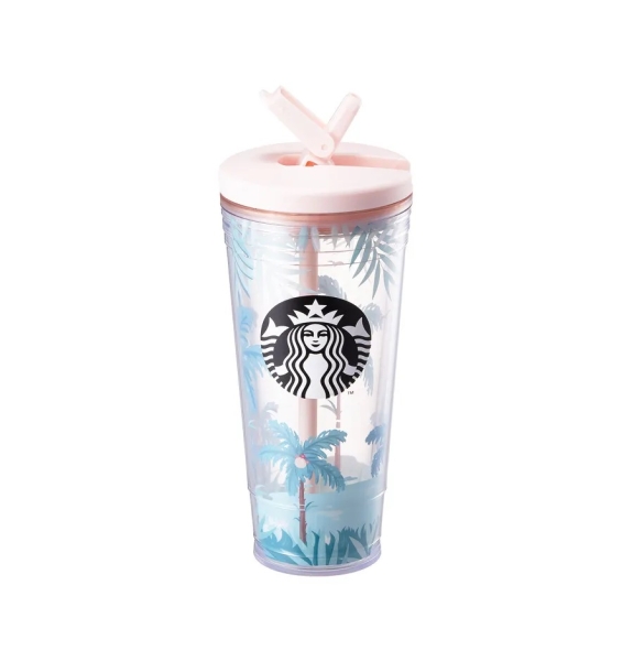 2018 Starbucks Korea Summer Palm Tree Pia Coldcup 591ml