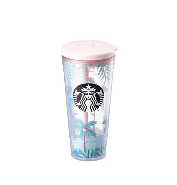 2018 Starbucks Korea Summer Palm Tree Pia Coldcup 591ml