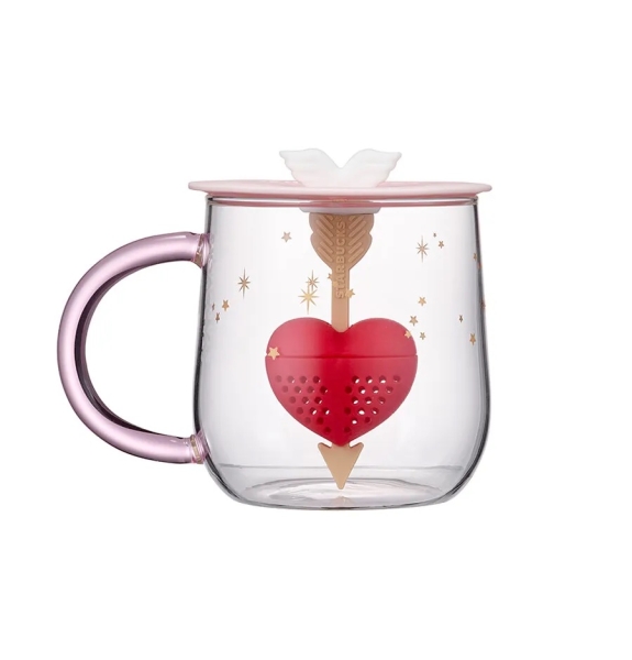 2021 Starbucks Korea Color Changing Tea Infuser Glass 414ml