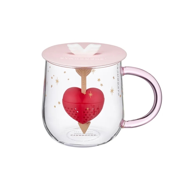 2021 Starbucks Korea Color Changing Tea Infuser Glass 414ml