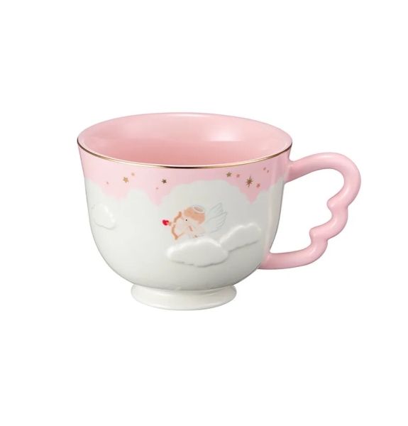 2021 Starbucks Korea Cupid Couple Pink Mug 355ml