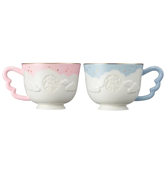 2021 Starbucks Korea Cupid Couple Pink Mug 355ml