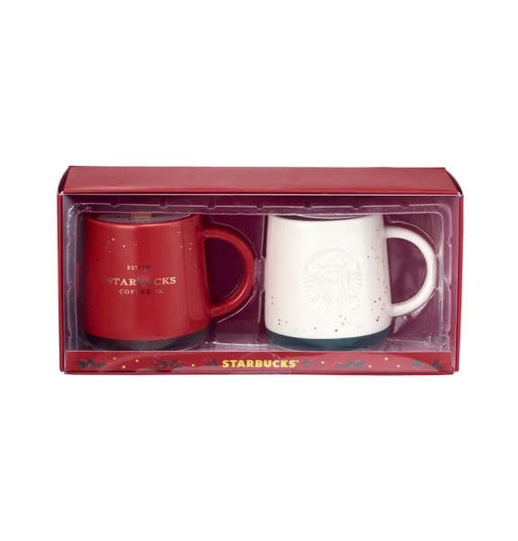 2020 Starbucks Korea Holiday Demi Mug Soy Candle Set