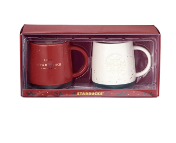 2020 Starbucks Korea Holiday Demi Mug Soy Candle Set