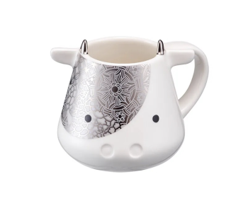 2021 Starbucks Korea New Year White Cow Mug 237ml